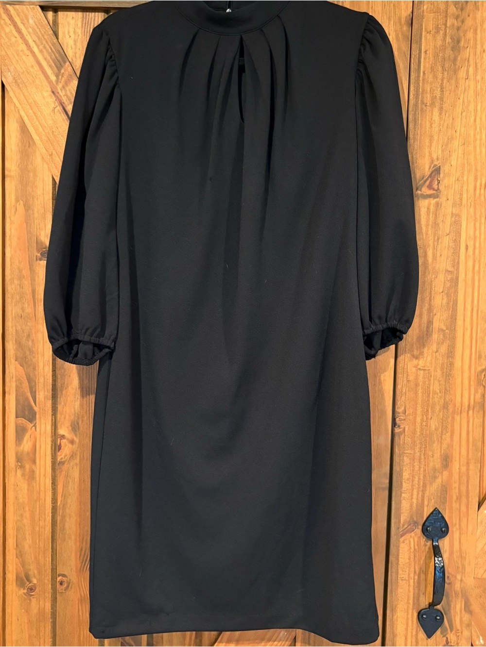 NY&Co NWT Classic Black Puff-Sleeve Dress